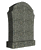 Location of John Hill's grave in Brompton cemetary, marked with red dot